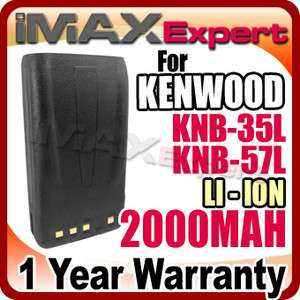 KNB 35L Battery for KENWOOD TK2140 TK2170 TK3140 TK3170  
