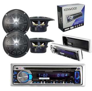 Kenwood New Outdoor Marine CD/ USB/AUX Input 200W Stereo 4 x 4 