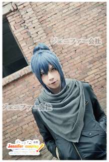 No.6 Nezumi Cosplay Wig Costume Blue Mix Gray  