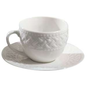   Coupe Cup & Saucer 8 oz. by Ten Strawberry Street