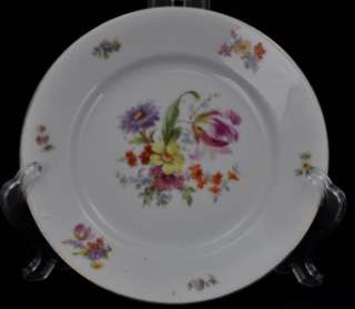 c1906 24 Schwarzburg German Porcelain 20pc Dinner Set Floral Bouquet 