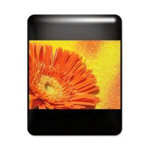  iPad Case Black Daisy Orange Gerbera 