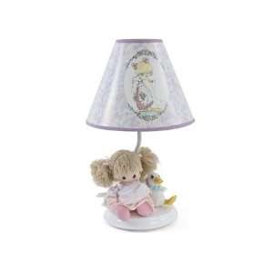  PRECIOUS MOMENTS NURSERY LAMP GIRL DUCK Baby