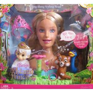  Barbie Island Princess 2 in 1 Karaoke Machine & Styling 