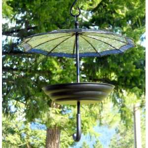  Glass Umbrella Bird Feeder Patio, Lawn & Garden
