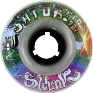 Satori Goo Ball Skunk 60mm 78a Clear.white Skate Wheels  