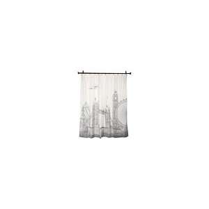  Blissliving Home London Shower Curtain Bath Towels   Gray Home