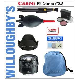  Canon Wide Angle EF 24mm f/2.8 Autofocus Lens + Bower 