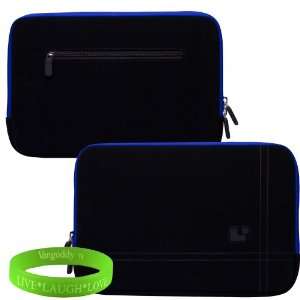 SumacLife Offers This 13 Inch Laptop Case Onyx with Electric Blue Trim 