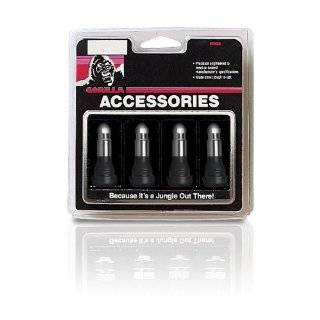 Gorilla Automotive VS404C Valve Stem Snap In Chrome Sleeve   Pack of 4