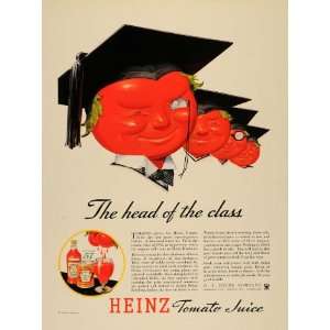   57 Tomato Juice Graduation Caps   Original Print Ad