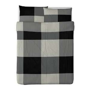 Ikea Designer Comforter / Duvet Set with 2 Pillowcases, Full/queen 