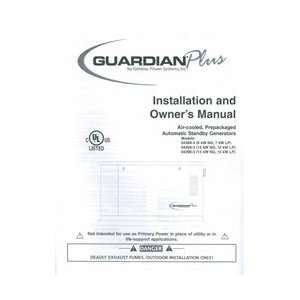 0F3982 Generac Guardian air cooled installation Patio 