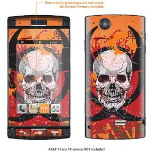   Skin Sticker for AT&T ATT Sharp FX case cover FX 269 Electronics