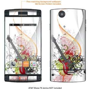   Skin Sticker for AT&T ATT Sharp FX case cover FX 294 Electronics