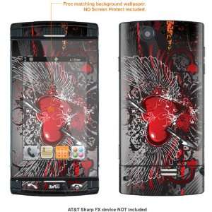   Decal Skin Sticker for AT&T ATT Sharp FX case cover FX 86 Electronics