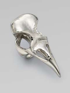 Alexander McQueen   Bird Skull Ring/Silver    
