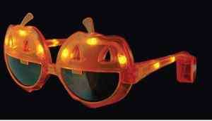 NEW Pumpkin Light Up LED Halloween Blinking Sun Glasses  