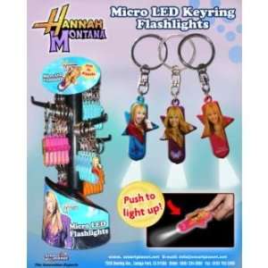 Hannah Montana Micro LED Keyring Flashlights Case Pack 288