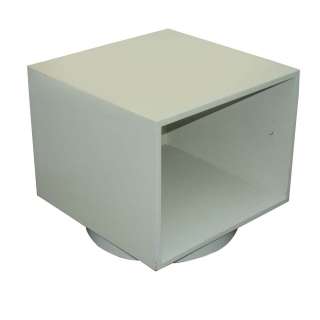 24 Cube Modern Swivel Side End Table  