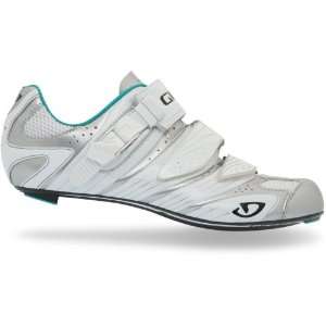  Giro Factress Shoe   Womens Chrome/White/Teal, 41.0 