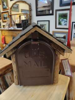 Log Cabin Mailbox Made in Montana  