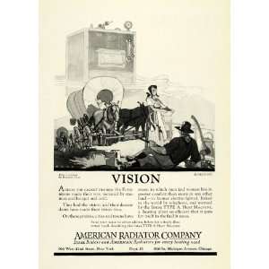  1922 Ad American Radiator Co Conestoga Wagon Heating 