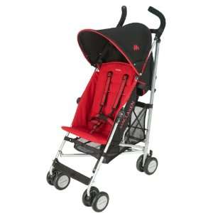  Maclaren Triumph Stroller   Black/Scarlet Baby