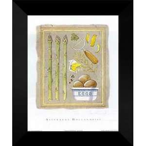   Frances Gray FRAMED 15x18 Asparagus Hollandaise