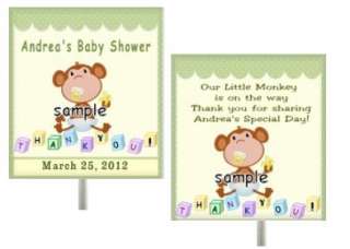 50 Baby Shower Lollipops & 50 Mint Favors   Personalized   Our Little 