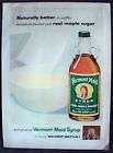 vintage magazine ad vermont maid syrup cane maple sugar returns
