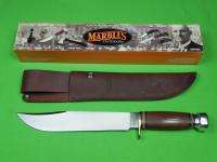 US MARBLES Gladstone Huge Hunting Fighting Knife Sheath Box 1  