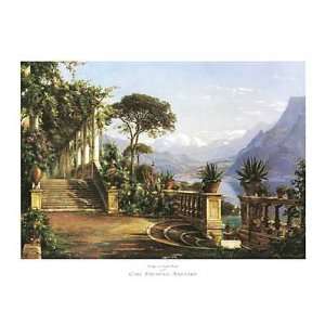  Lodge On Lake Como by Carl Aagaard. Best Quality Art 