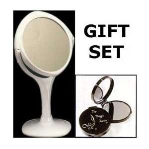  Magic Focus 5X Mirror Gift Set with Black Compact Beauty