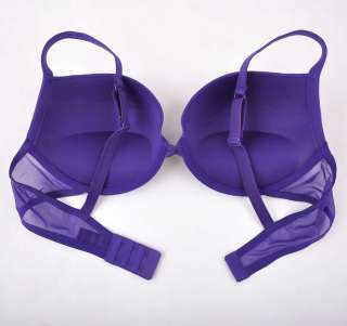 D194 6 M&S Smooth Push up T shirt Bra Purple 30DD / 65E  