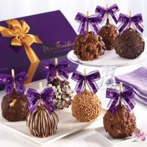 Gift Collection of Petite Chocolate and Caramel Gourmet Apples  