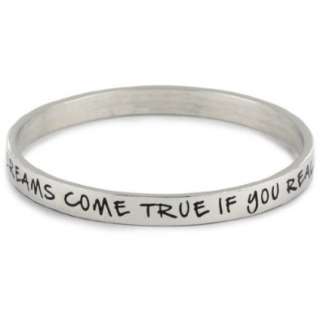 Ettika Silver Colored Bangle Dreams Come True If You Really Want Them 