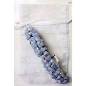  Chalcedony Light Blue Gemstones  Ornamental Hairpin