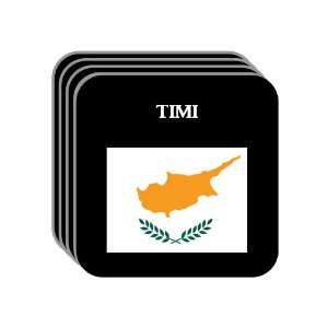  Cyprus   TIMI Set of 4 Mini Mousepad Coasters 