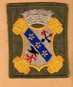 ORIGINAL WW2 US ARMY 8TH INFANTRY REGIMENT CREST PATCH WORN  