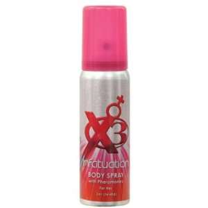  Adam and eve x3 infatuation body spray w/pheromones for 