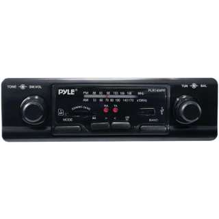 NEW PYLE PLR14MPF IN DASH AM/FM MPX  SHAFT STYLE DUAL KNOB RADIO 