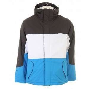  Ripzone Victory Snowboard Jacket Carbon/White/Electric 