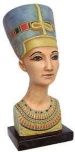 Nefertiti Egyptian Queen Bust Replica Statue #2 MW  