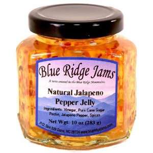 Blue Ridge Jams Natural Jalapeno Pepper Jelly, Set of 3 (10 oz Jars 