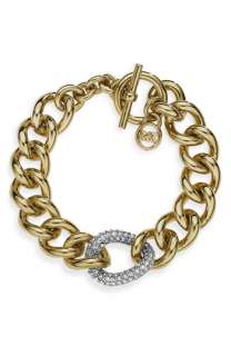 Michael Kors Glam Classics Pavé Link Bracelet  