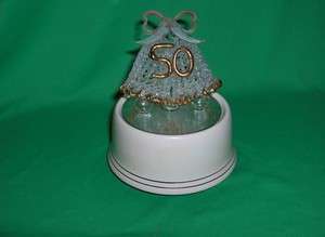 Estate San Francisco Music Box Hand Blown Glass 50  