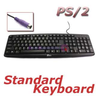 PS/2 T500 Cable Keyboard For Desktop Black PC Notebook/Laptop  