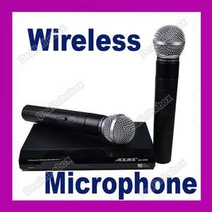   2000 Professional Dual Wireless Hand Held Microphone Mic System  