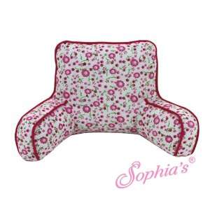    Floral Print Back Rest Pillow for 18 Inch Dolls Toys & Games